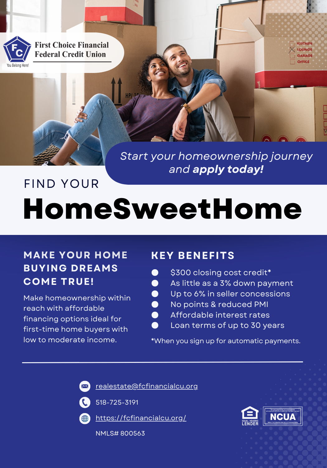 HomeSweetHome Program Flier