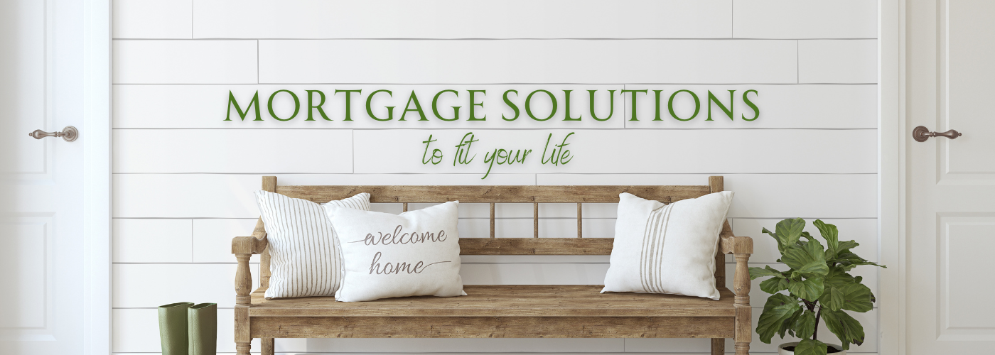 A bright home feel saying Mortgage Solutions to fit your life