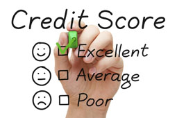 Excellent credit score graphic- about credit scores