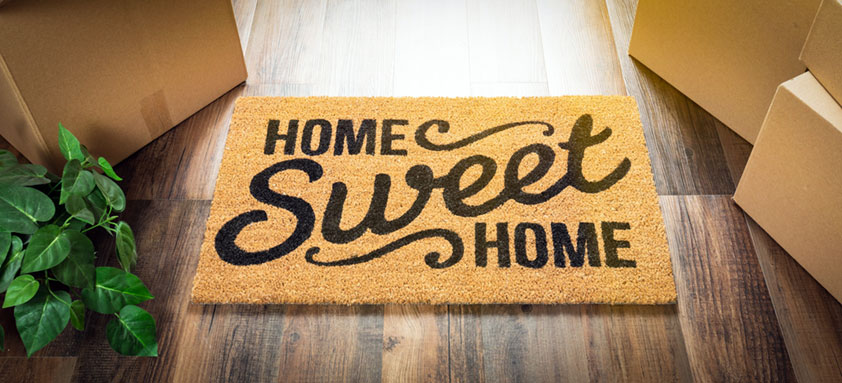 Home Sweet Home door mat