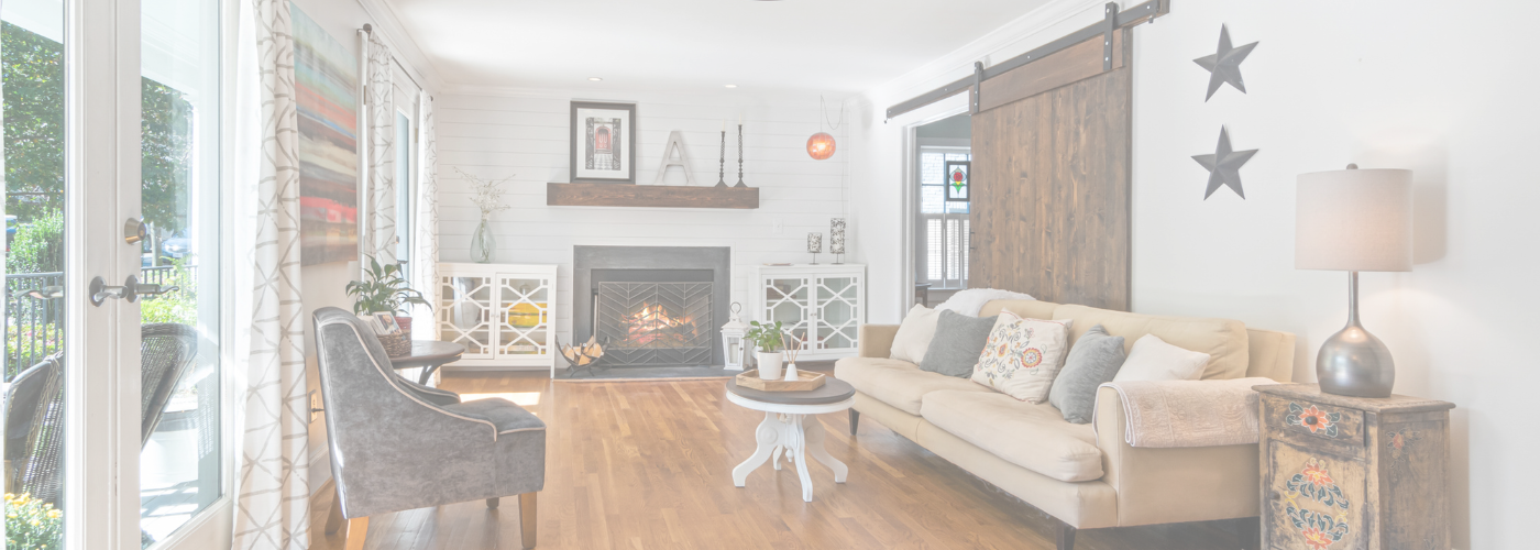 A living room in a home